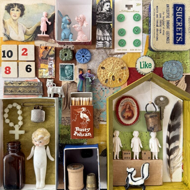 mixed media | 12x12 | Buy It Now $250