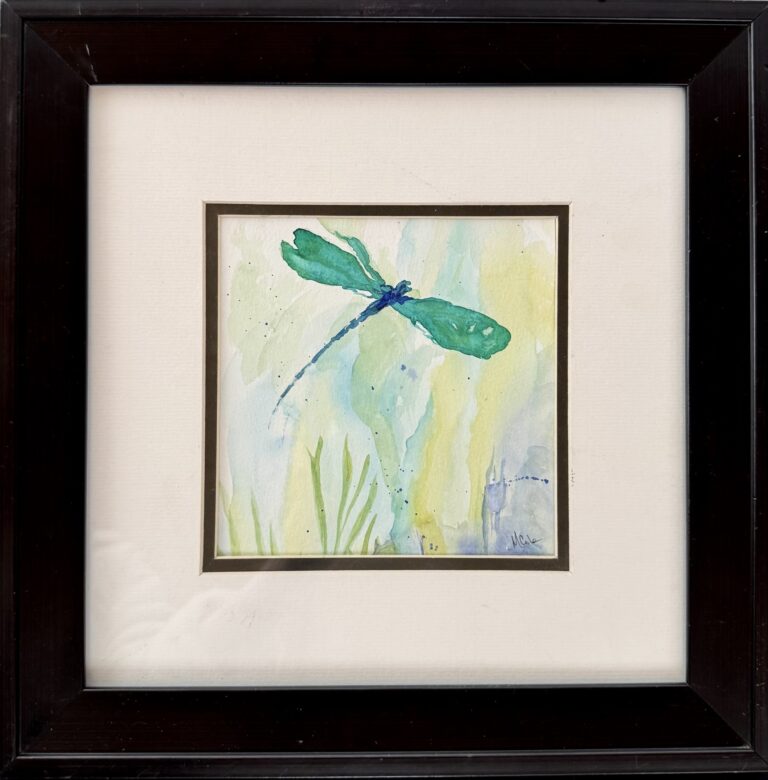 watercolor | 6x6 piece, 12x12 frame | Buy It Now $160