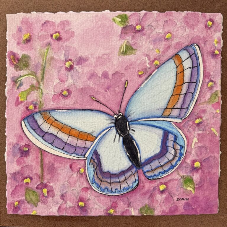 watercolor & ink | 12x12 | Buy It Now $160