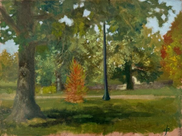 #9 - Plein Air on the Oval by Donna Pooley