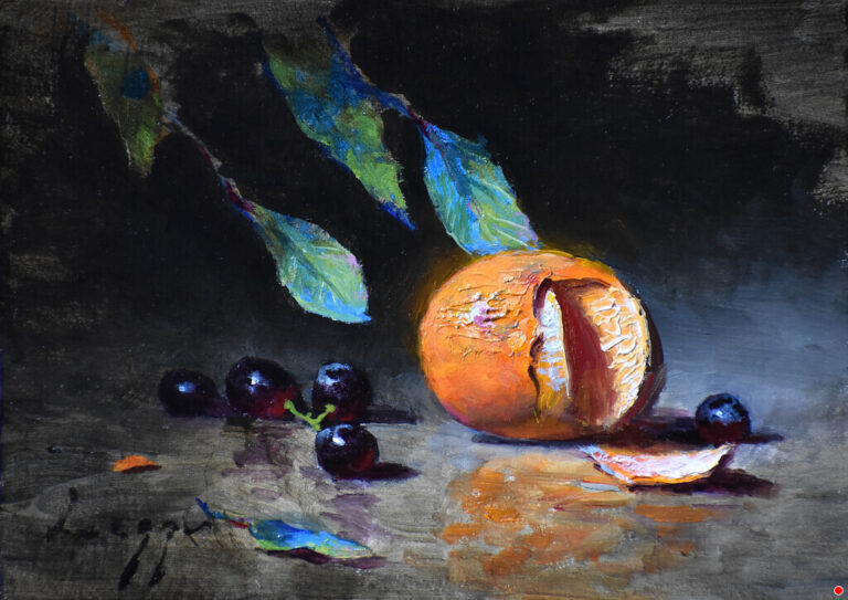oil on panel