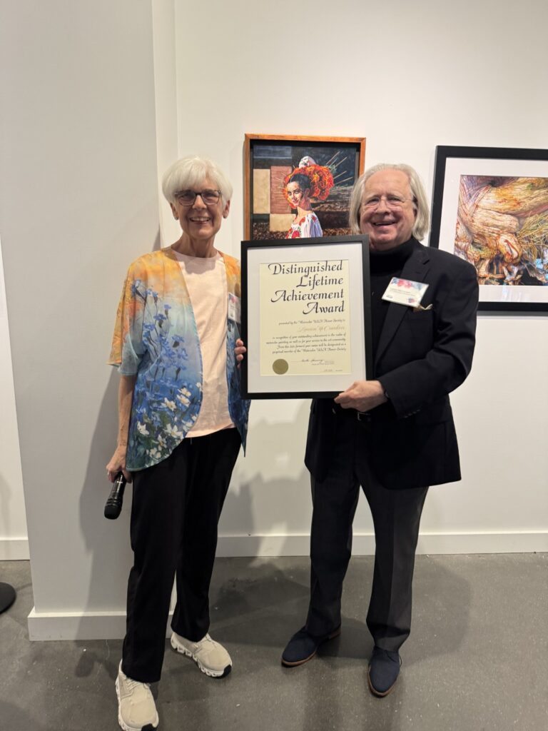 Laurin McCracken is the Watercolor Honor Society 2026 Lifetime Achievement Award Winner