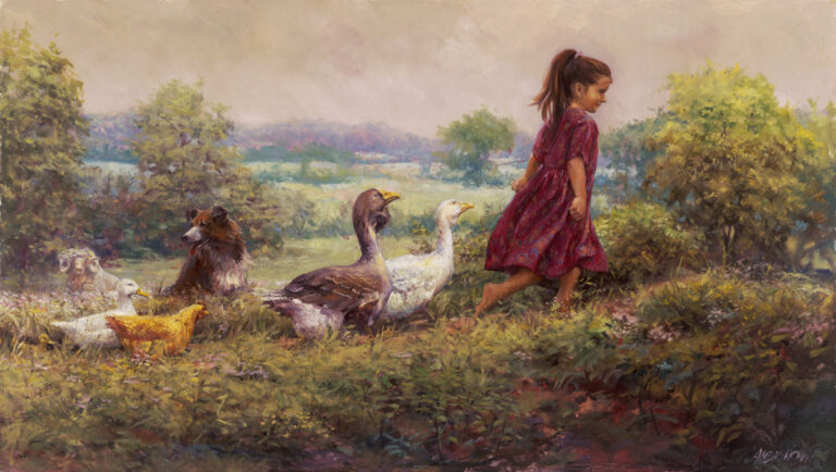 GooseGirl | 1994 | oil