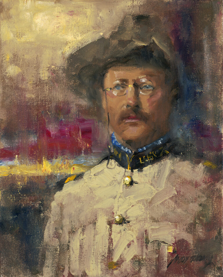 Theodore Roosevelt |  2022 | oil | $15,900